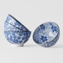 Purchase the Made in Japan Blue Blosom Bowl Set online at smithsofloughton.com