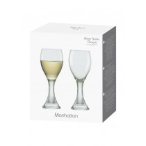 Purchase the Manhattan White Wine Glasses Set of Two online at smithsofloughton.com