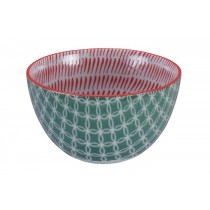 Purchase the Tokyo Design Studio Red and Green Net Bowl online at smithsofloughton.com