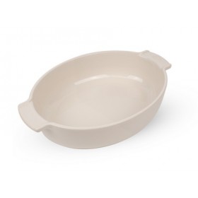 Appolia for Peugeot Oval Ceramic Baking Dish Ecru 31cm
