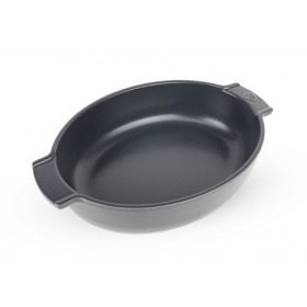 Appolia for Peugeot Oval Ceramic Baking Dish Slate 31cm