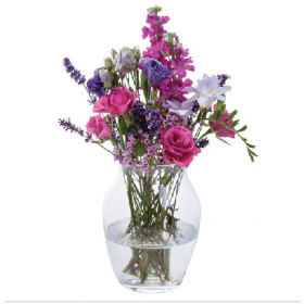 Dartington Crystal Flower Garden Blossom Vase