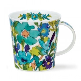Dunoon Cairngorm Mug Flower Shower Blue 480ml