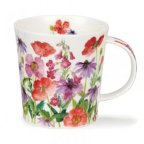 Dunoon Lomond Mug Flower Garden Red 320ml