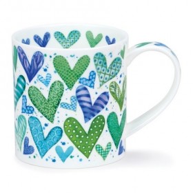 Dunoon Orkney Mug With Love Green 350ml