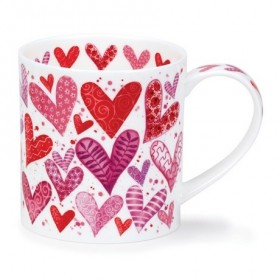 Dunoon Orkney Mug With Love Red 350ml