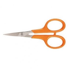 Fiskars Orange Handled Manicure Rounded Tip Scissors