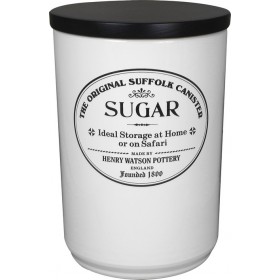 Henry Watson Original Suffolk Arctic White Beech Lid Sugar Canister 