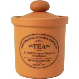 Henry Watson Original Suffolk Terracotta Rimmed Tea Canister