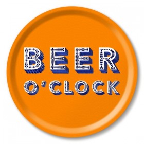 Jamida Word Collection Beer O'Clock Tray 31cm