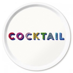 Jamida Word Collection Cocktail Tray 46cm