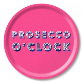 Jamida Word Collection Prosecco O'Clock Tray 31cm
