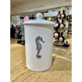Little Weaver Arts Canister Seahorse 