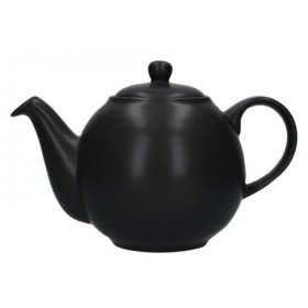 London Pottery Globe Six Cup Teapot Matt Black
