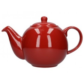 London Pottery Company Globe Six Cup Teapot Red