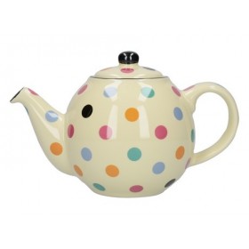London Pottery Globe Six Cup Teapot Multi Spot