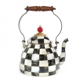 MacKenzie Childs Courtly Check Kettle 2.80 Litre