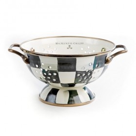 MacKenzie Childs Courtly Check Colander Small