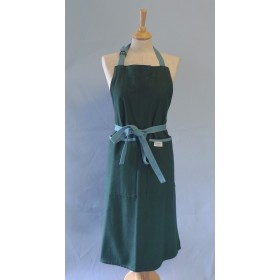 Sterck Apron Carom Two Tone Deim Green and Blue Large Full