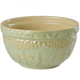 The Pantry Ceramic Mixing Bowl Green 27cm