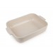 Appolia for Peugeot Rectangle Ceramic Baking Dish Ecru 32cm