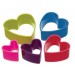 Colourworks Set of Five Heart Cookie Cutters 