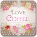 Customworks Love Coffee Drinks Coaster