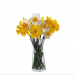 Dartington Crystal Florabundance Daffodil Vase