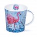 Buy the Dunoon Lomond Mug Fancy Feathers Flamingo online at smithsofloughton.com