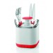 Guzzini Cutlery Drainer with Removable Soap Dispenser Red