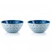 Guzzini Le Murrine Bowl Blue and Light Blue 12cm Pair