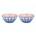 Buy the Guzzini Le Murrine Bowl Blue Pink 12cm Pair online at smithsofloughton.com 