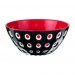 Guzzini Le Murrine Bowl Black Red 20cm