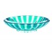 Buy the Guzzini Dolcevita Turquoise Oval Centrepiece Bowl online at smithsofloughton.com