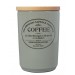Buy the Henry Watson Original Suffolk Dove Grey Coffee Canister Beech Lid online at smithsofloughton.com