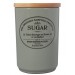 Buy the Henry Watson Original Suffolk Dove Grey Sugar Canister Beech Lid online at smithsofloughton.com