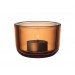 Buy the Iittala Valkea Tealight Candle Holder Orange online at smithsofloughton.com