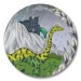 Buy the Jamida Emma J Shipley Highlandia Chartreuse Coaster online at smithsofloughton.com