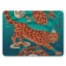 Buy the Jamida Emma J Shipley Snow Leopard Teal Placemat 29cm online at smithsofloughton.com