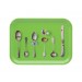 Buy the Jamida Michael Angove - Cutlery Green Tray 27x20cm online at smithsofloughton.com