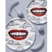 Buy the Jamida Michael Angove Fabulous Smile Round White Tray 39cm online at smithsofloughton.com