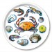 Buy the Jamida Michael Angove Seafood White Round Tray online at smithsofloughton.com