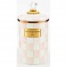 Buy the MacKenzie Childs Rose Check Canister Large online at smithsofloughton.com