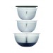 Buy the MasterClass Stainless Steel Three Piece Bowl Set with Colander online at smithsofloughton.com