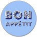 Jamida Word Collection Bon Appétit Blue Placemat 28cm