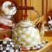 Purchase the Small MacKenzie Childs Parchment Check Enamel Kettle online at smithsofloughton.com